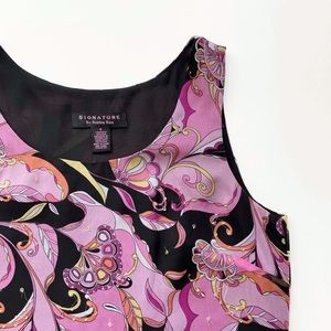 Silk Paisley Tank Top